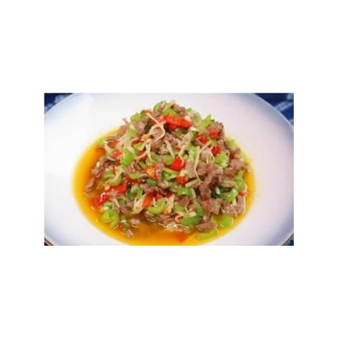醉哆依·普洱山茅野菜·精品思茅菜 剁椒牛肉末 菜品图片