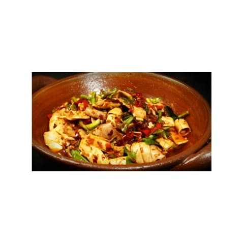 醉哆依·普洱山茅野菜·精品思茅菜 普洱油炝黄喉 菜品图片